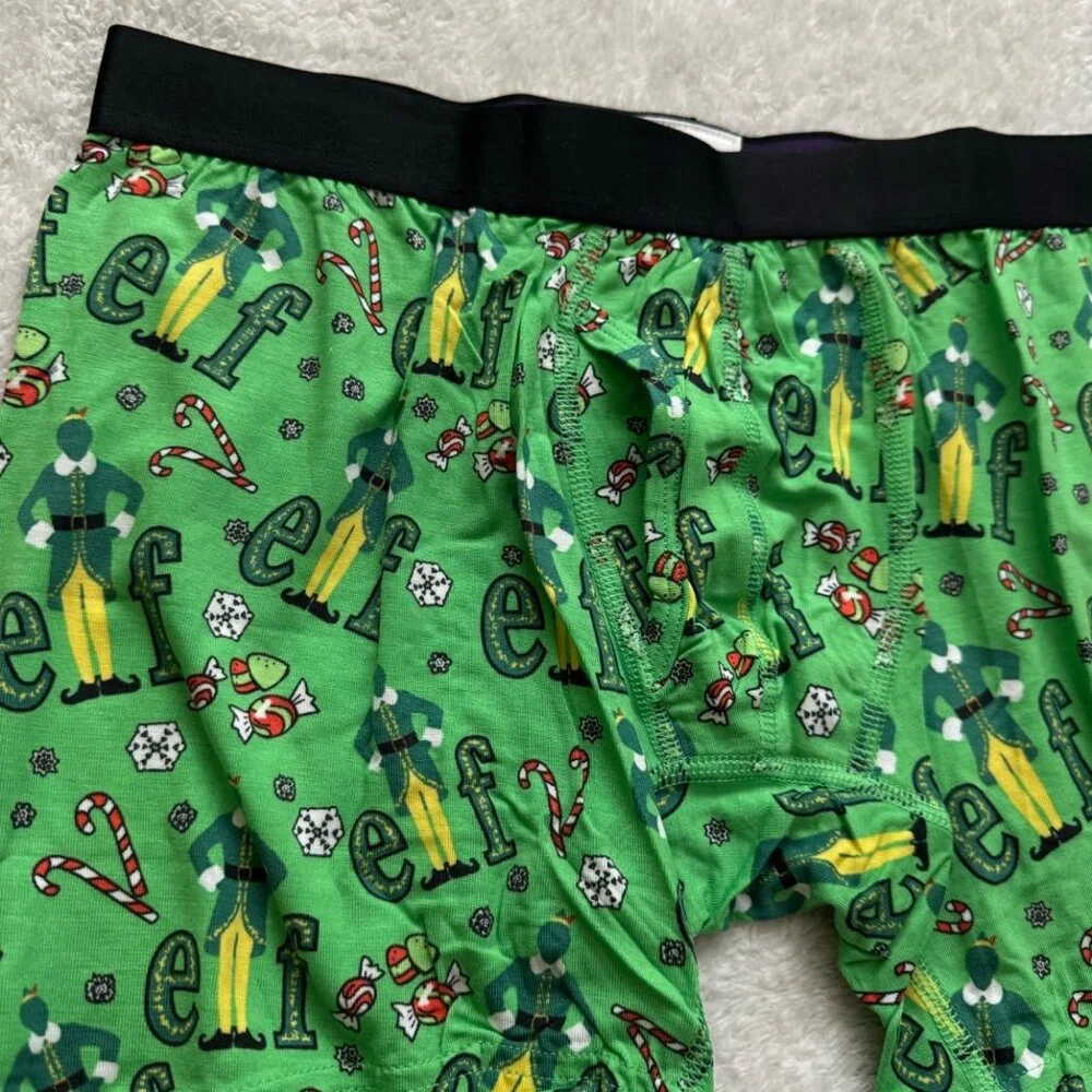 MeUndies Elf mens‎ boxer brief w/fly size médium underwear green color soft nwot